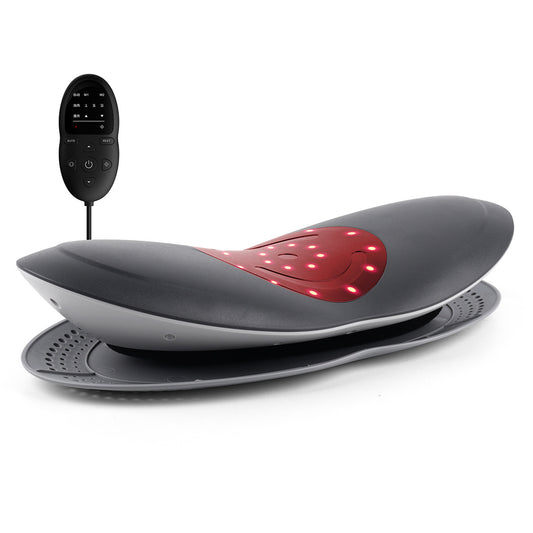 Waist Massager Lumbar Traction Inflatable Hot Compress Back Cervical Stretcher Massage Air Pressure Reduce Relief Pain