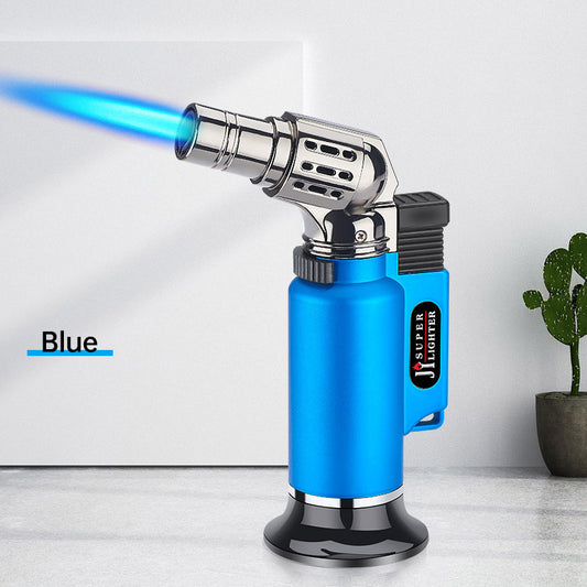 Windproof Turbo Gas Lighters Welding Torch Kitchen Cooking Adjustable Flame Powerful Spray Gun Cigar Lighter For Men Gifts